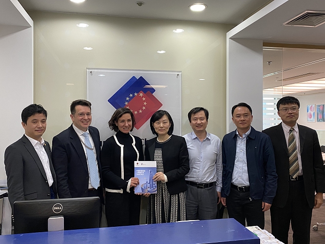 Deputy Director General of Shanghai Commerce Commission Visits the European Chamber to Discuss the Shanghai Position Paper and Future Cooperation